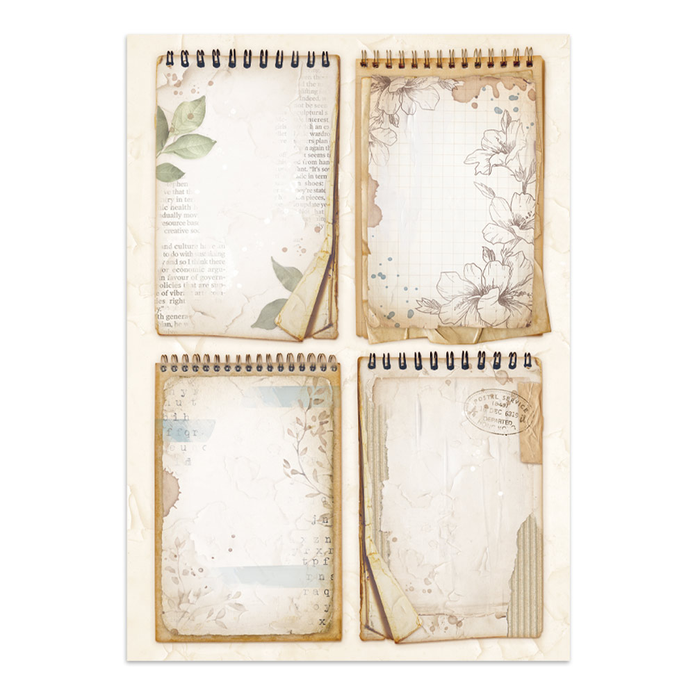 Stamperia – Junk Journal – adesivi, ritagli e sfondi - Secret Diary - immagine 30