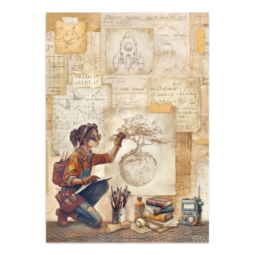 Stamperia – Junk Journal – adesivi, ritagli e sfondi - A new Beginning - immagine 13