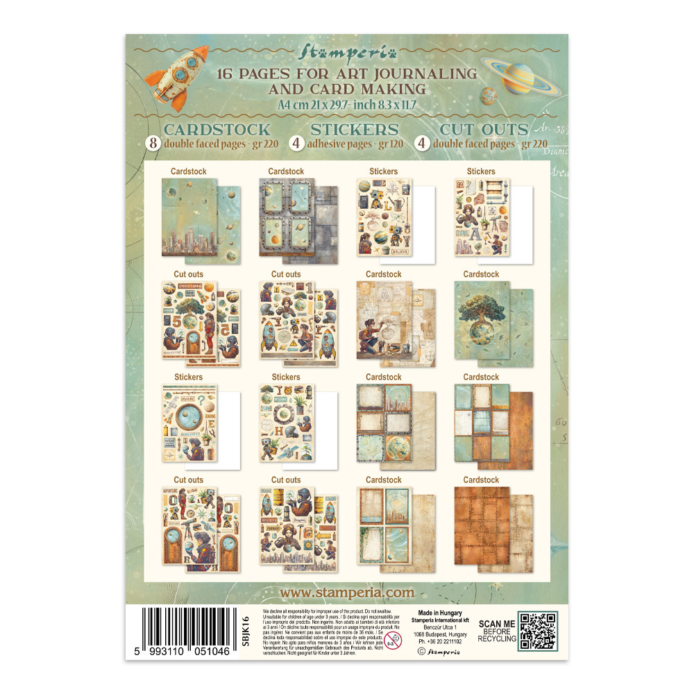 Stamperia – Junk Journal – adesivi, ritagli e sfondi - A new Beginning - immagine 35