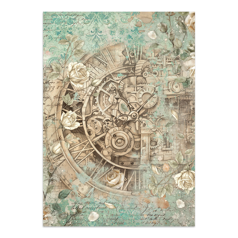 Stamperia – Junk Journal – adesivi, ritagli e sfondi - Gardens of Time - immagine 4