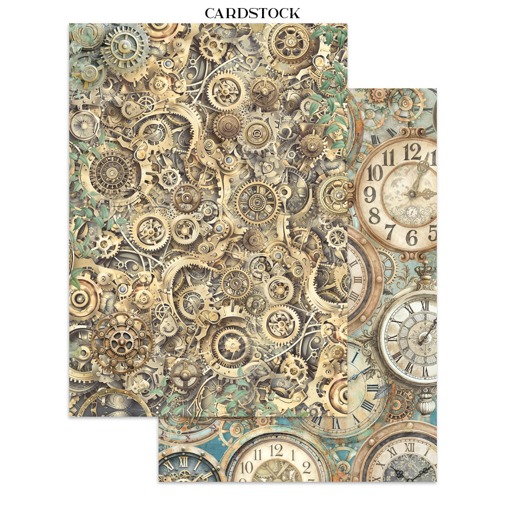 Stamperia – Junk Journal – adesivi, ritagli e sfondi - Gardens of Time - immagine 6