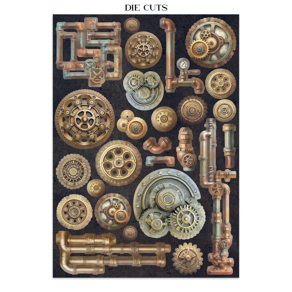Stamperia – Junk Journal – adesivi, ritagli e sfondi - Gardens of Time - immagine 11