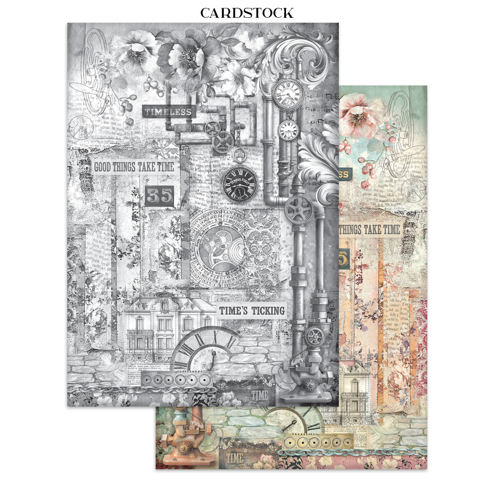 Stamperia – Junk Journal – adesivi, ritagli e sfondi - Gardens of Time - immagine 13