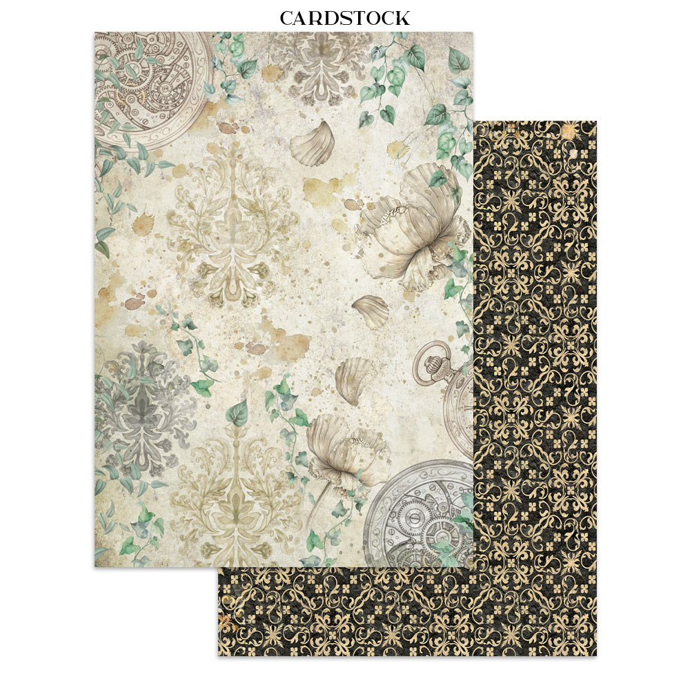 Stamperia – Junk Journal – adesivi, ritagli e sfondi - Gardens of Time - immagine 16