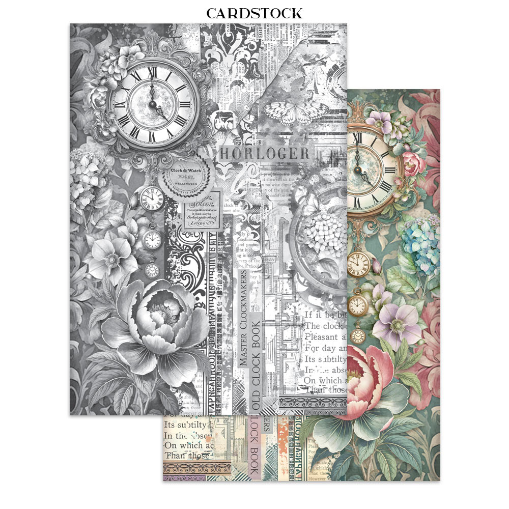 Stamperia – Junk Journal – adesivi, ritagli e sfondi - Gardens of Time - immagine 21