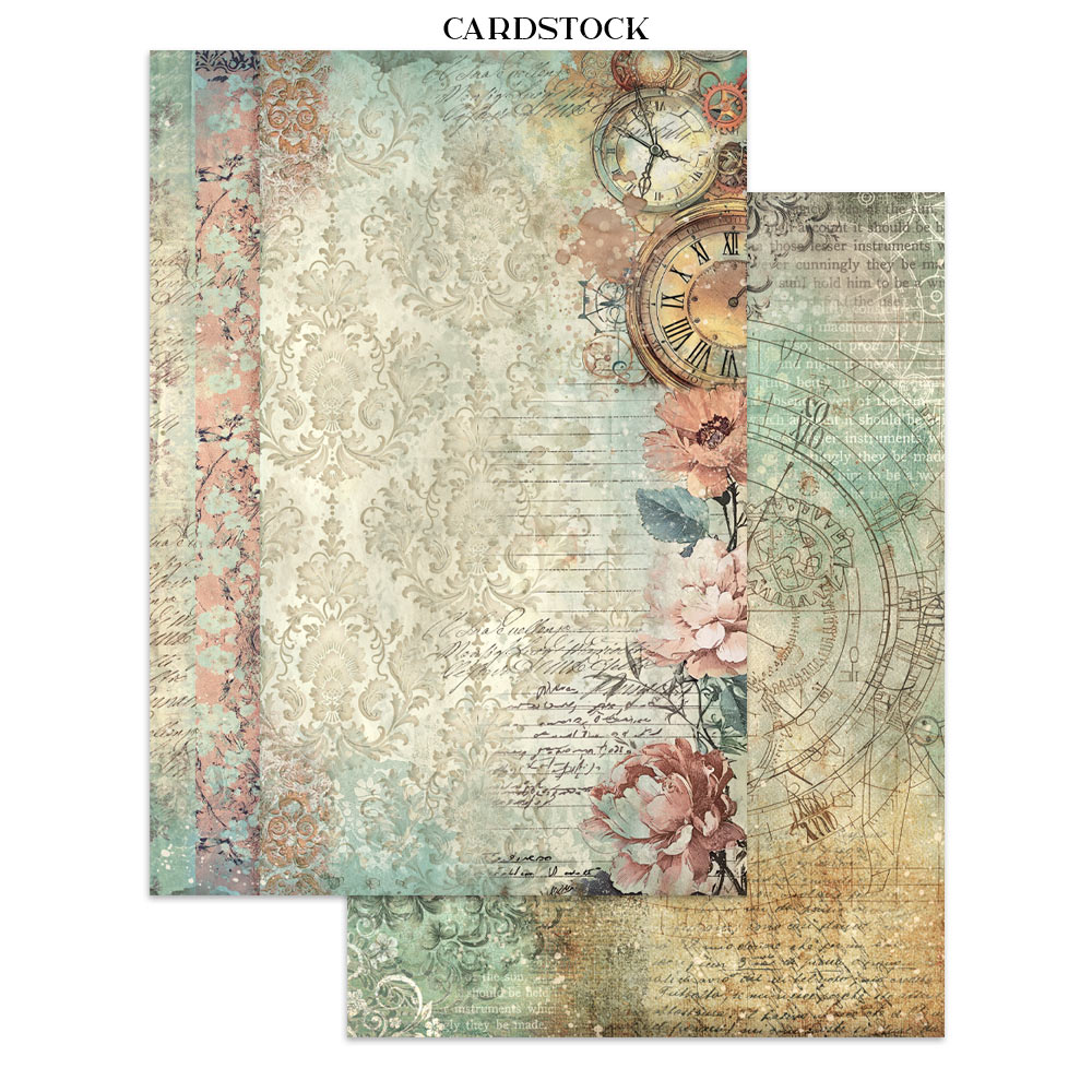 Stamperia – Junk Journal – adesivi, ritagli e sfondi - Gardens of Time - immagine 24
