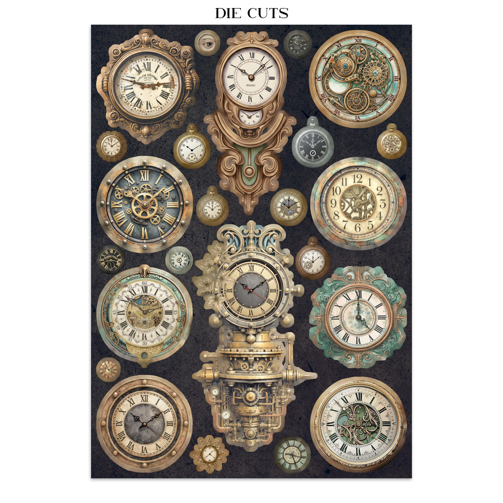 Stamperia – Junk Journal – adesivi, ritagli e sfondi - Gardens of Time - immagine 28