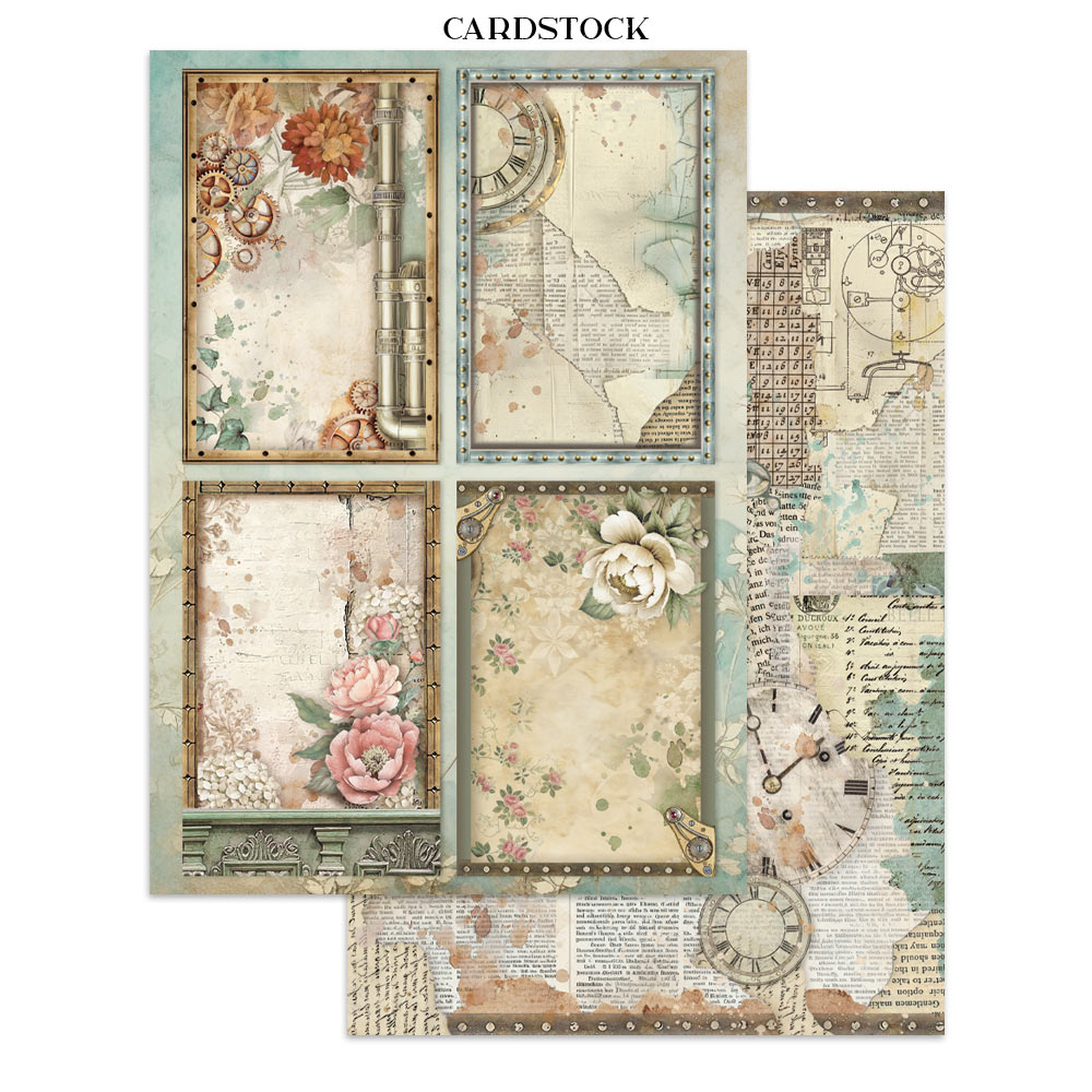Stamperia – Junk Journal – adesivi, ritagli e sfondi - Gardens of Time - immagine 32