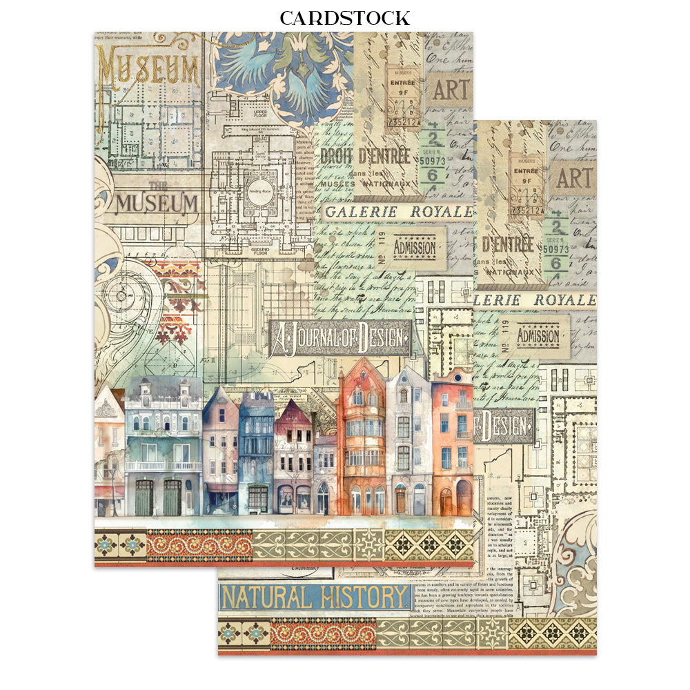 Stamperia – Junk Journal – adesivi, ritagli e sfondi - Art of Travelling - immagine 3