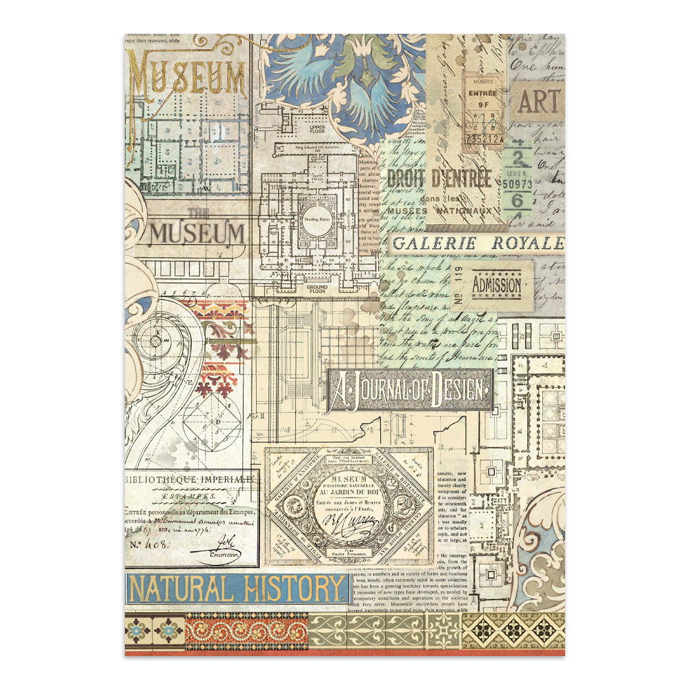 Stamperia – Junk Journal – adesivi, ritagli e sfondi - Art of Travelling - immagine 5