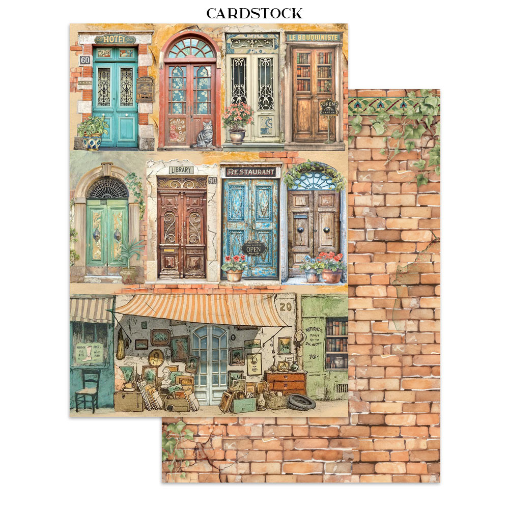 Stamperia – Junk Journal – adesivi, ritagli e sfondi - Art of Travelling - immagine 13