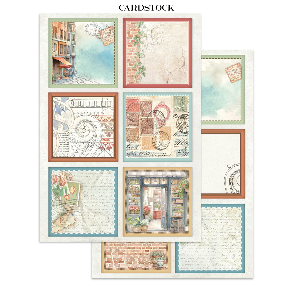 Stamperia – Junk Journal – adesivi, ritagli e sfondi - Art of Travelling - immagine 29