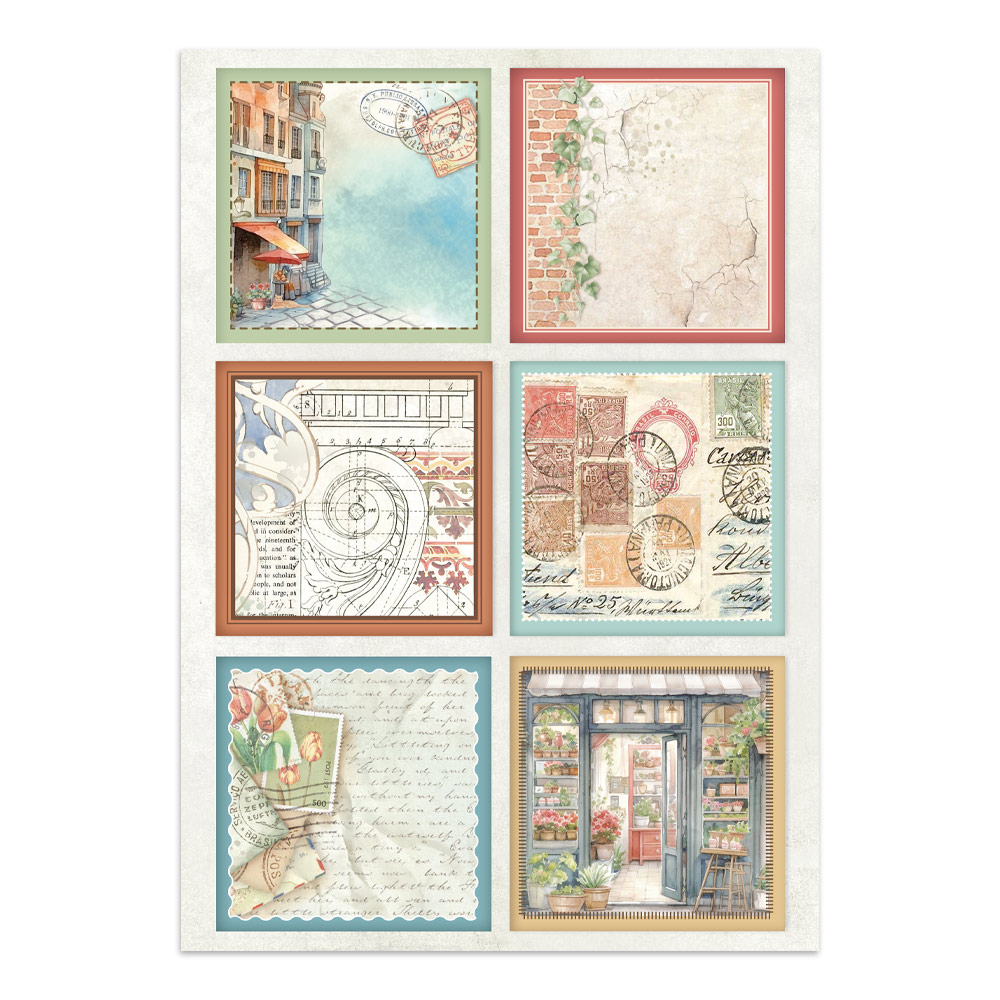 Stamperia – Junk Journal – adesivi, ritagli e sfondi - Art of Travelling - immagine 30