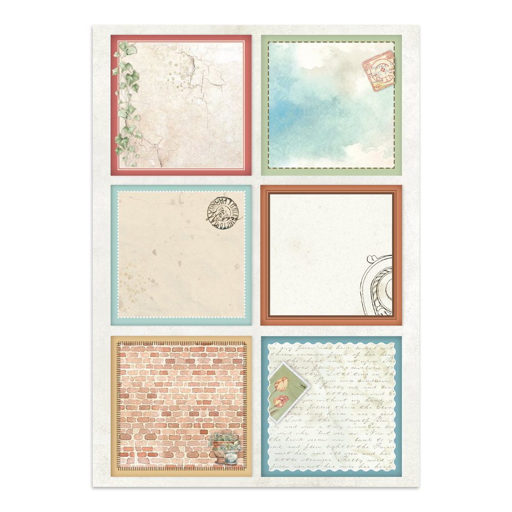 Stamperia – Junk Journal – adesivi, ritagli e sfondi - Art of Travelling - immagine 31