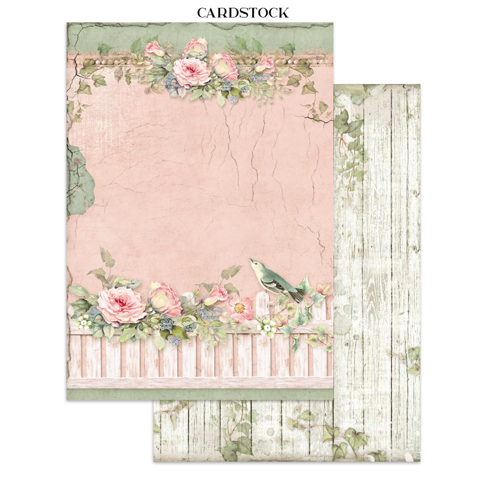 Stamperia – Junk Journal – adesivi, ritagli e sfondi - House of Roses - immagine 3
