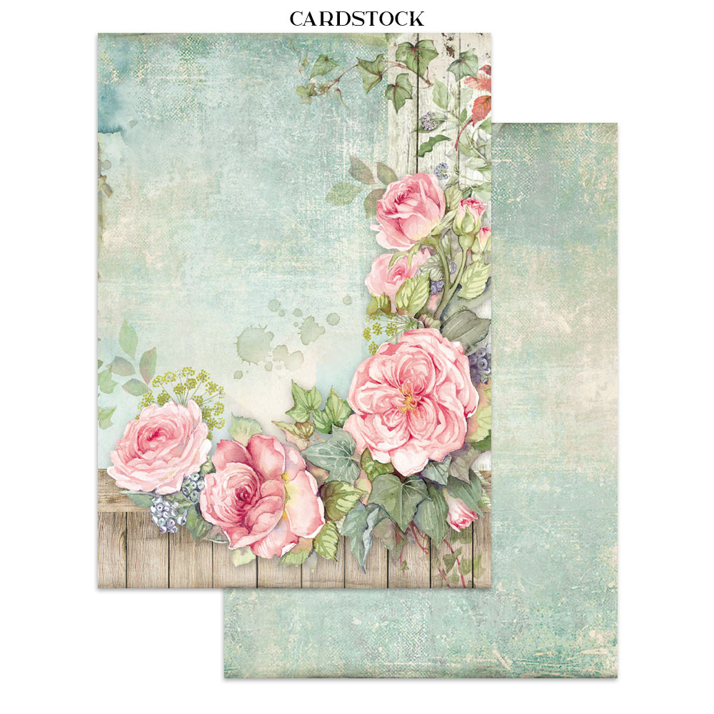 Stamperia – Junk Journal – adesivi, ritagli e sfondi - House of Roses - immagine 6