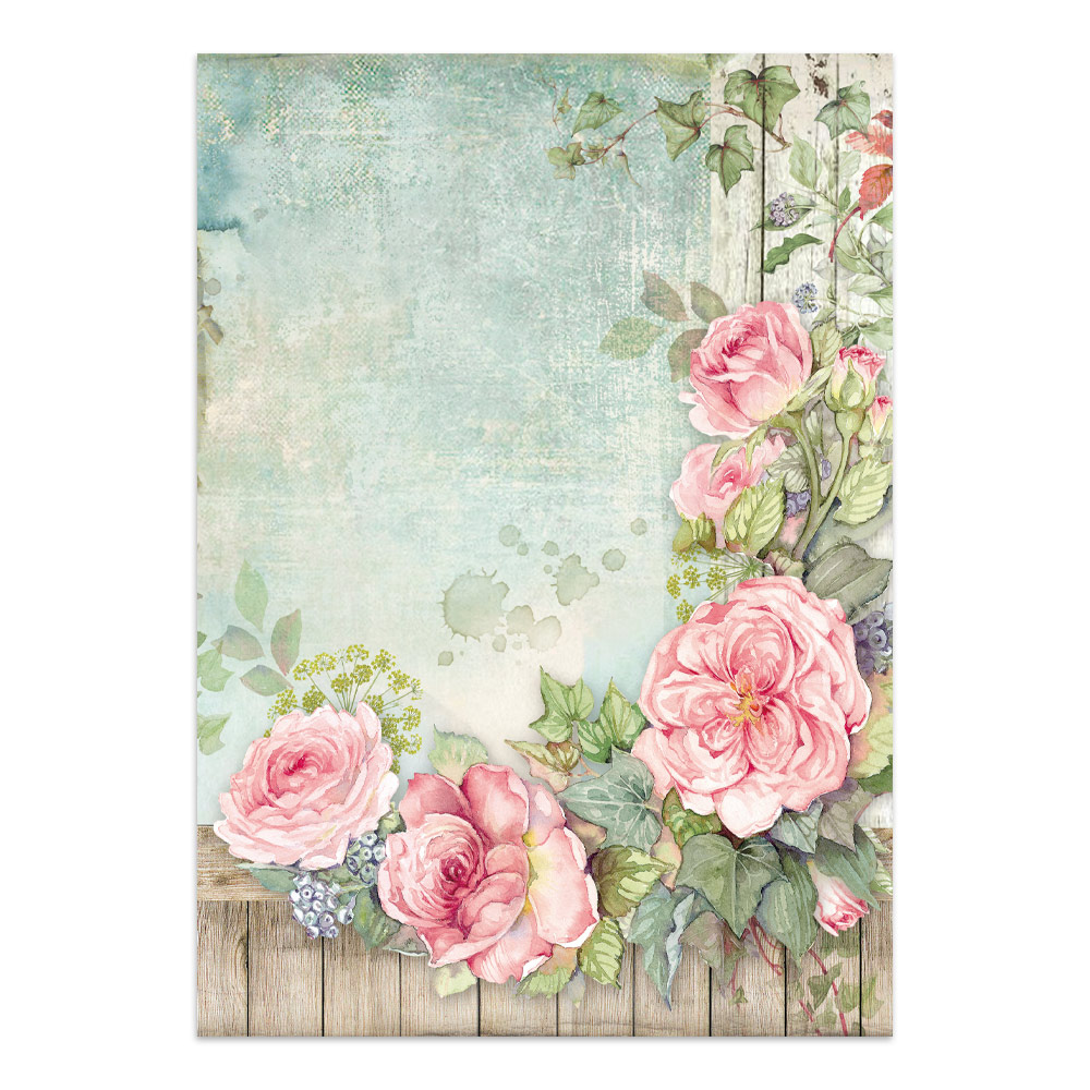 Stamperia – Junk Journal – adesivi, ritagli e sfondi - House of Roses - immagine 7
