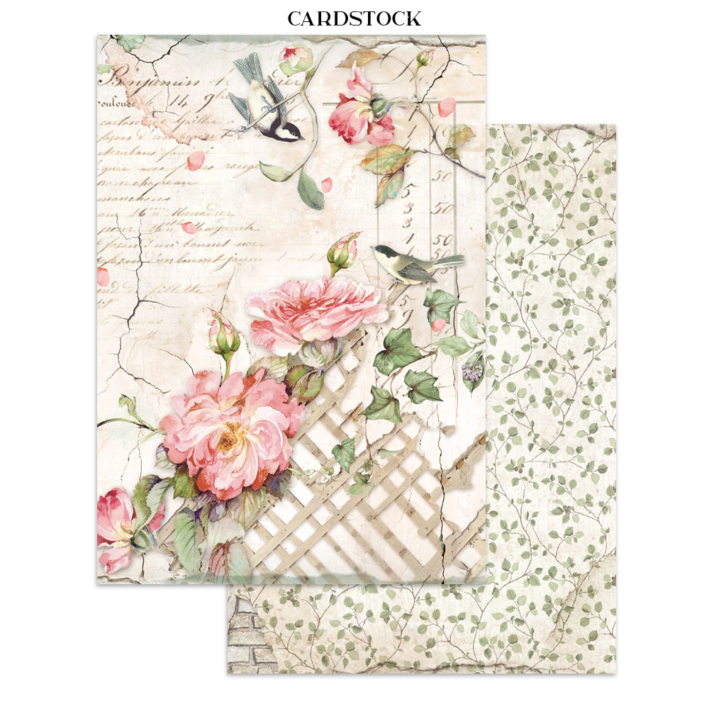 Stamperia – Junk Journal – adesivi, ritagli e sfondi - House of Roses - immagine 16