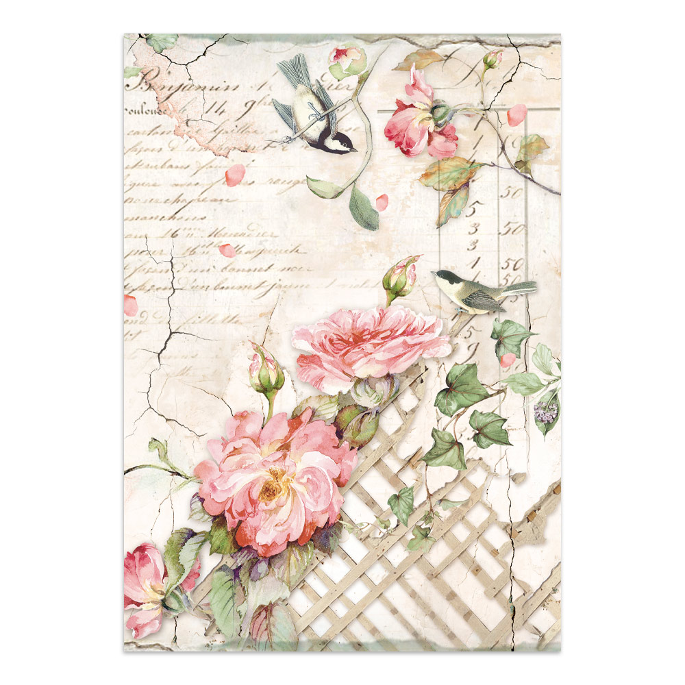 Stamperia – Junk Journal – adesivi, ritagli e sfondi - House of Roses - immagine 17