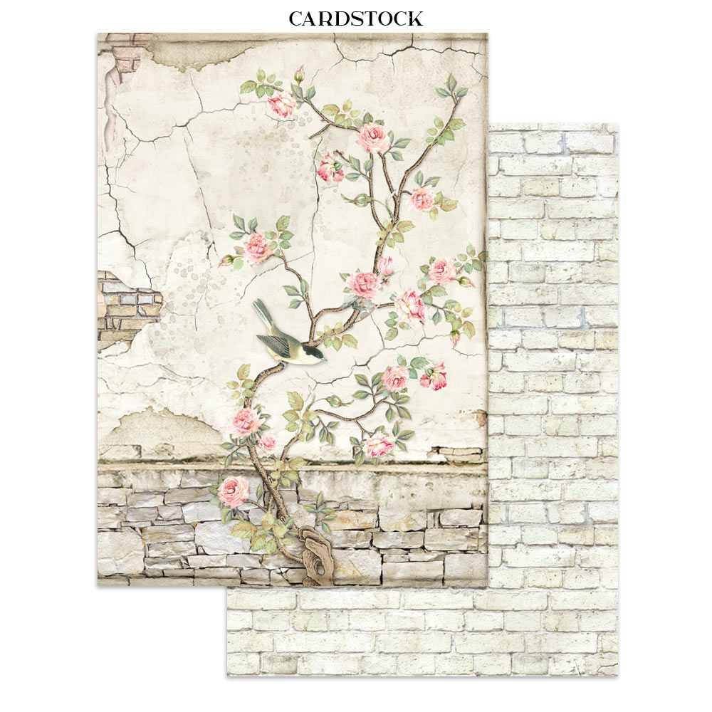 Stamperia – Junk Journal – adesivi, ritagli e sfondi - House of Roses - immagine 24