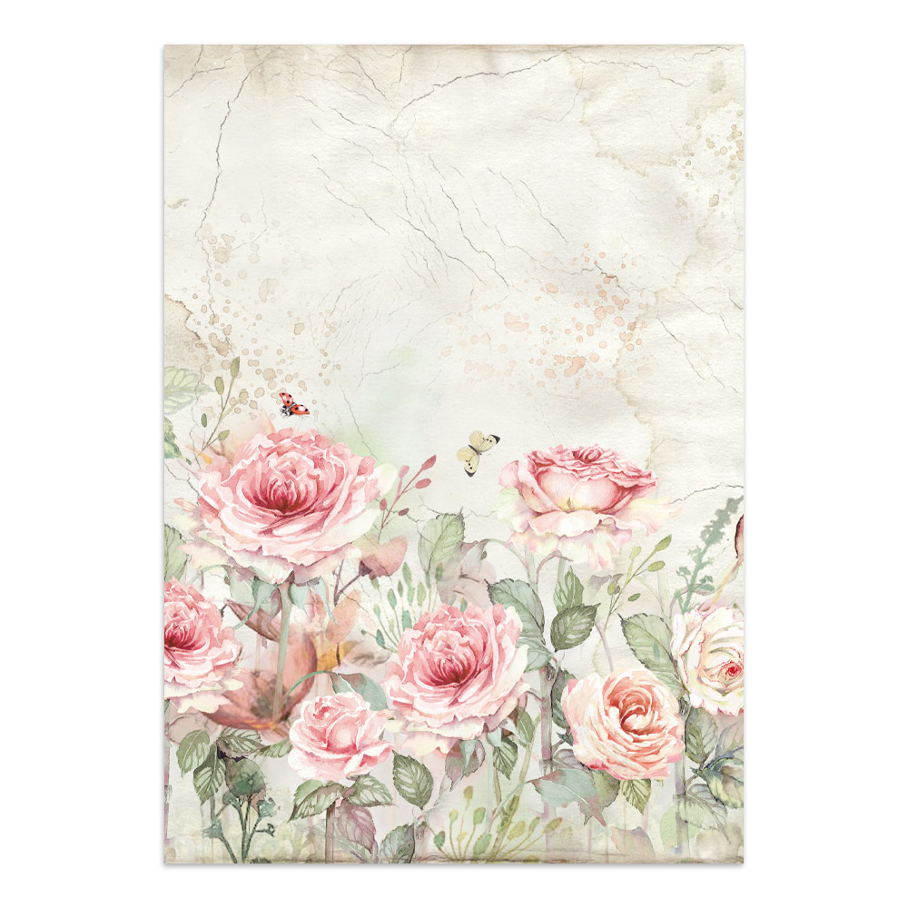 Stamperia – Junk Journal – adesivi, ritagli e sfondi - House of Roses - immagine 33