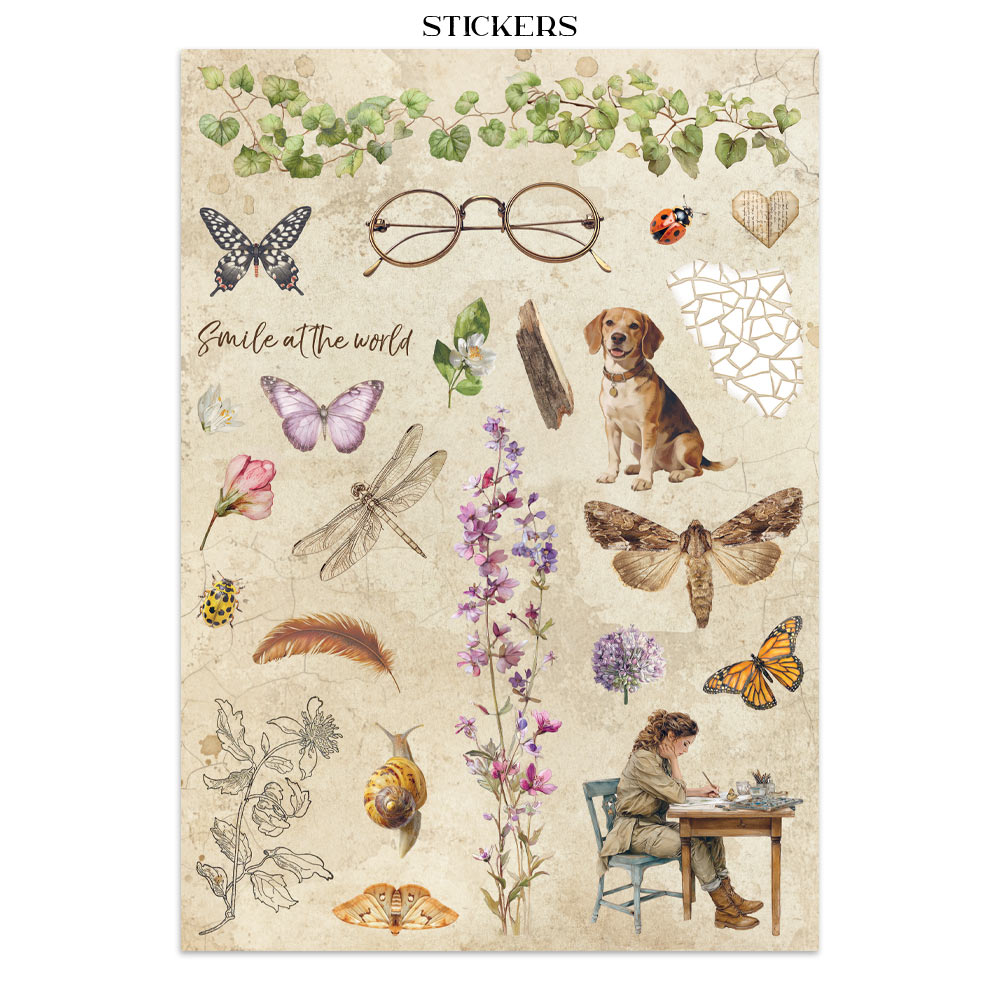 Stamperia – Junk Journal – adesivi, ritagli e sfondi - All Around - immagine 20