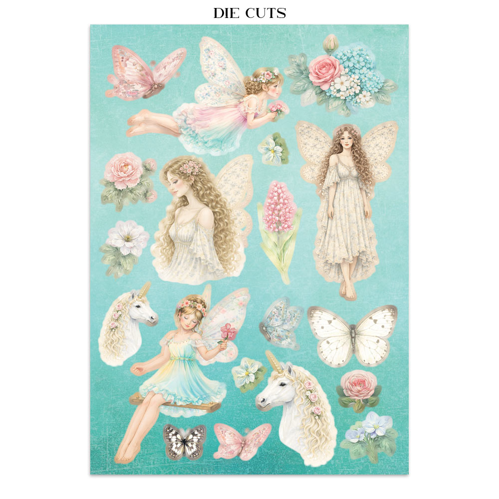 Stamperia – Junk Journal – adesivi, ritagli e sfondi - Wonderland - immagine 11