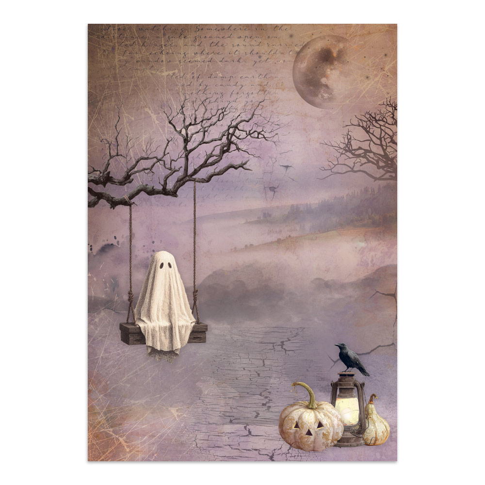 Stamperia – Junk Journal – adesivi, ritagli e sfondi - Halloween - immagine 13