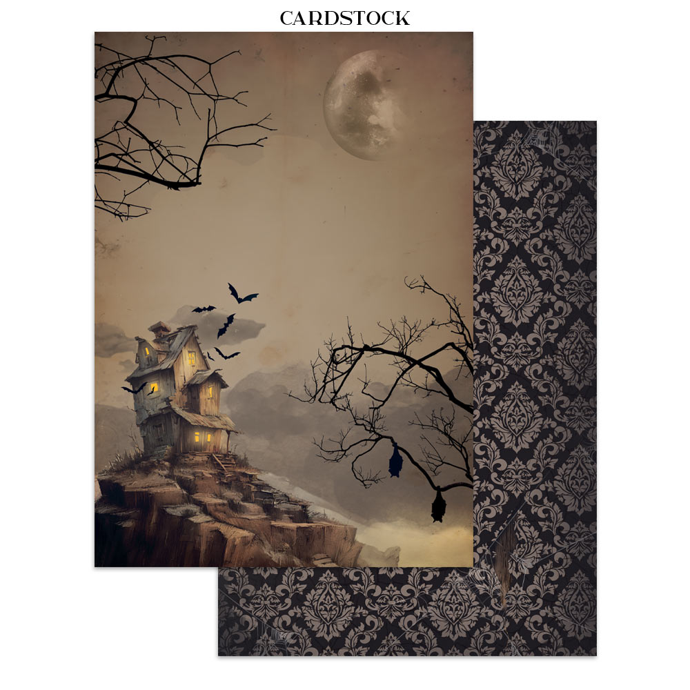 Stamperia – Junk Journal – adesivi, ritagli e sfondi - Halloween - immagine 15