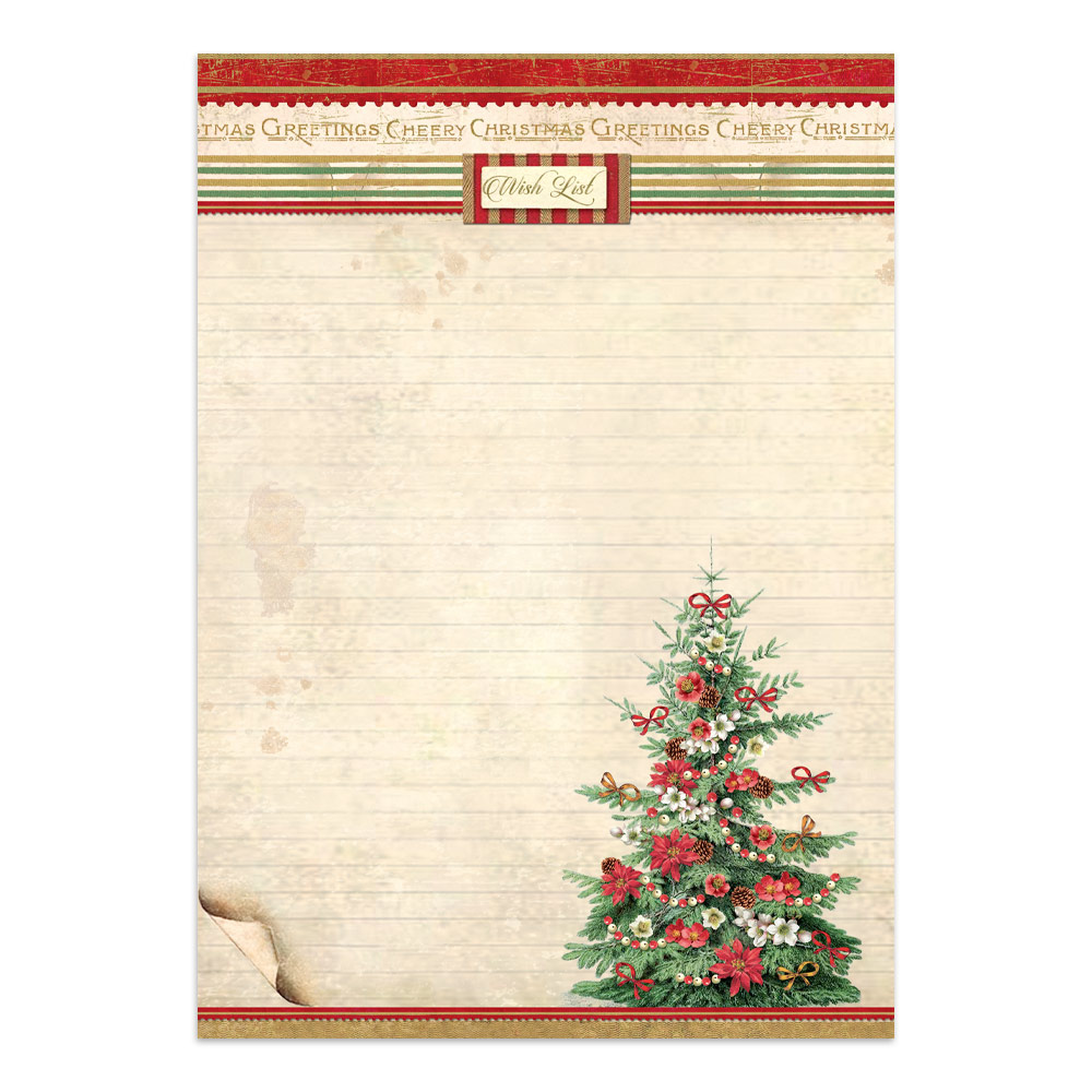 Stamperia – Junk Journal – adesivi, ritagli e sfondi - Classic Christmas - immagine 4