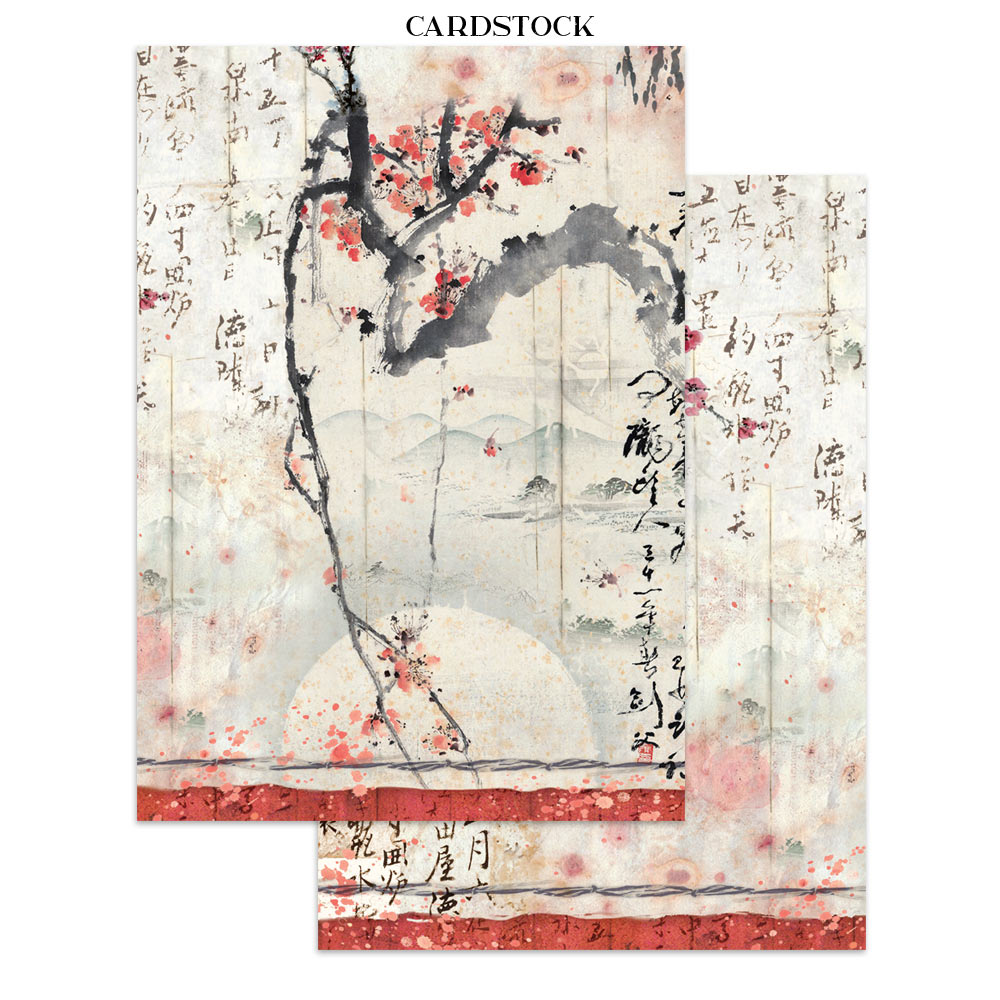 Stamperia – Junk Journal – adesivi, ritagli e sfondi - Oriental Garden - immagine 3