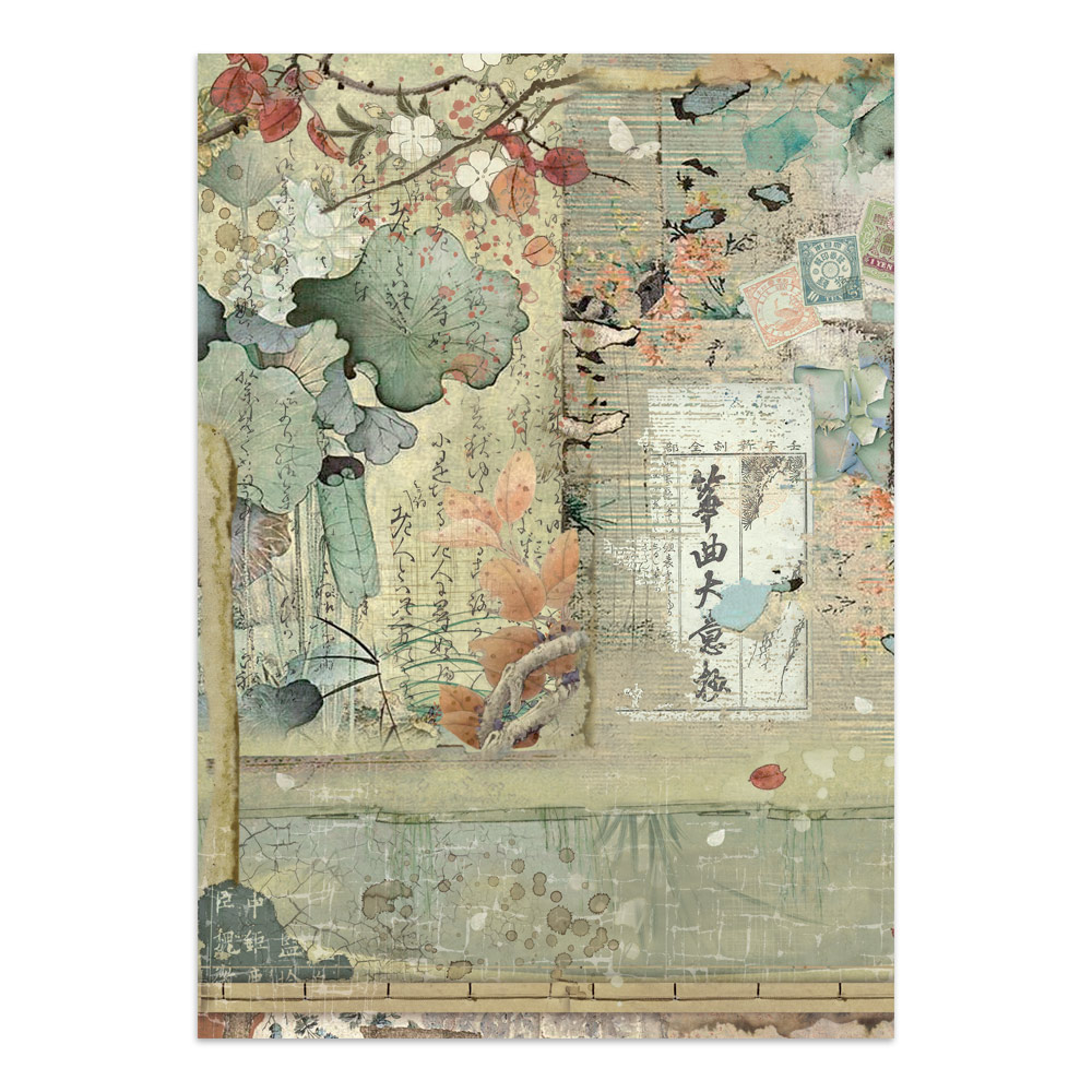 Stamperia – Junk Journal – adesivi, ritagli e sfondi - Oriental Garden - immagine 8