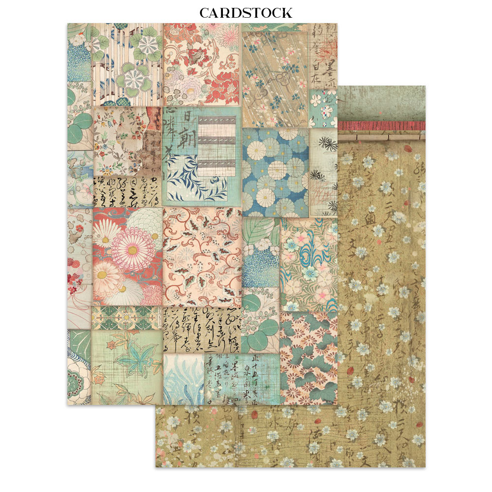 Stamperia – Junk Journal – adesivi, ritagli e sfondi - Oriental Garden - immagine 16