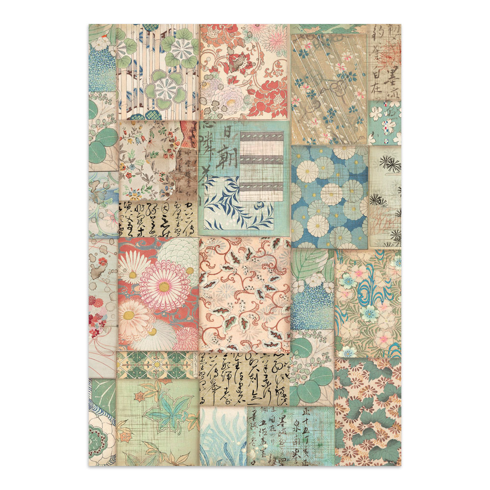 Stamperia – Junk Journal – adesivi, ritagli e sfondi - Oriental Garden - immagine 17
