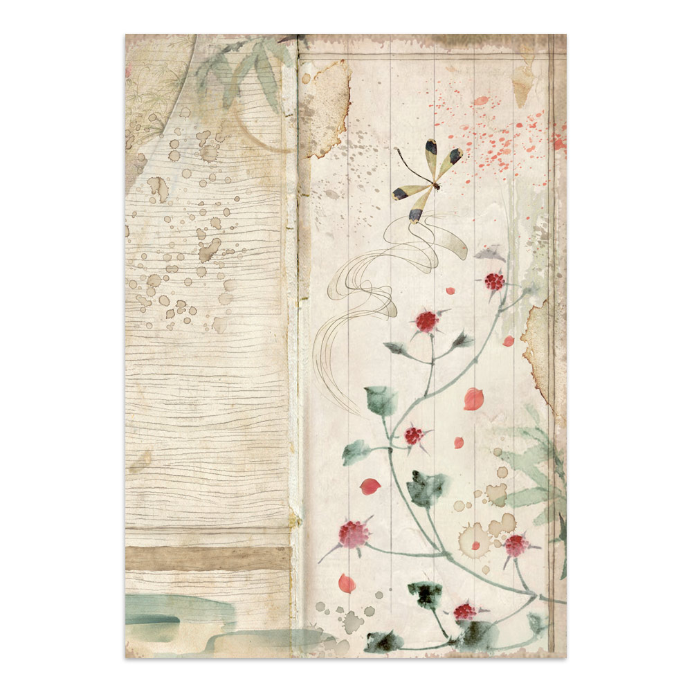 Stamperia – Junk Journal – adesivi, ritagli e sfondi - Oriental Garden - immagine 23