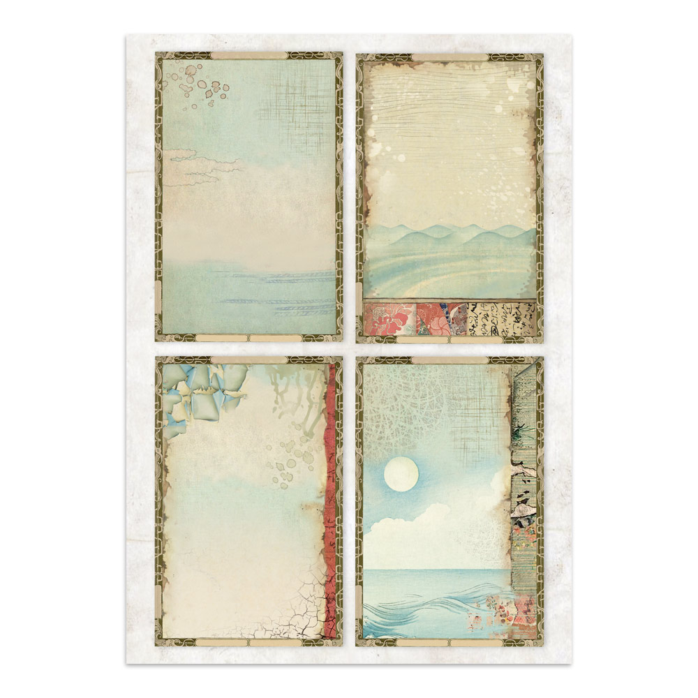 Stamperia – Junk Journal – adesivi, ritagli e sfondi - Oriental Garden - immagine 34