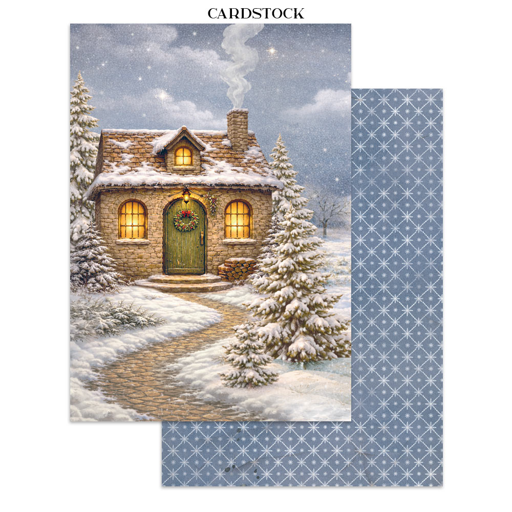 Stamperia – Junk Journal – adesivi, ritagli e sfondi - Silent Night - immagine 3