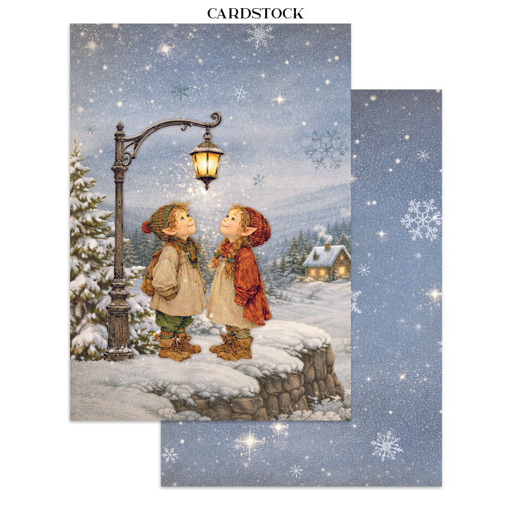 Stamperia – Junk Journal – adesivi, ritagli e sfondi - Silent Night - immagine 6