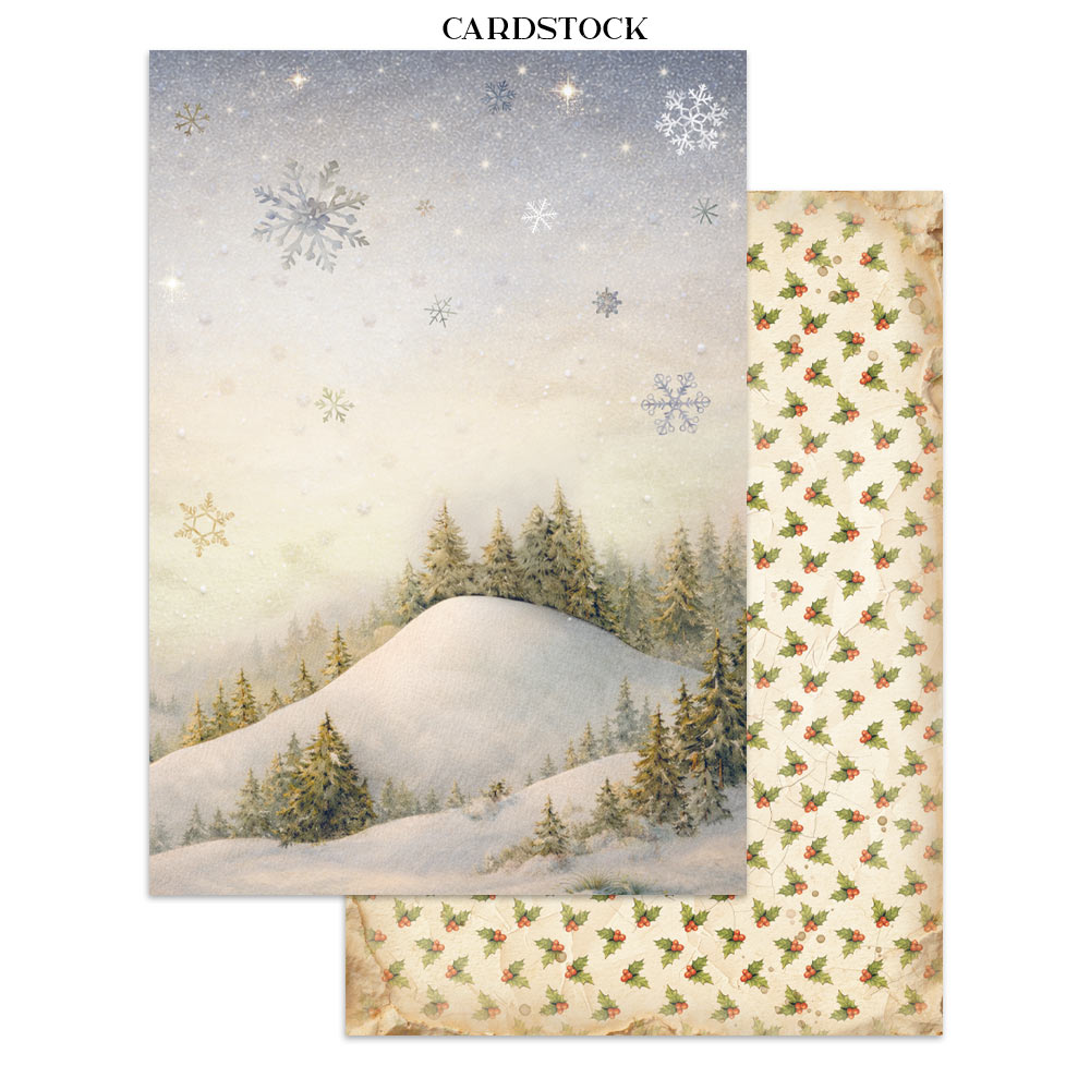 Stamperia – Junk Journal – adesivi, ritagli e sfondi - Silent Night - immagine 13