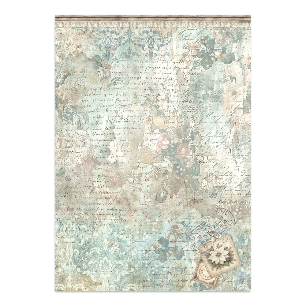 Stamperia – Junk Journal – adesivi, ritagli e sfondi - White Christmas - immagine 5