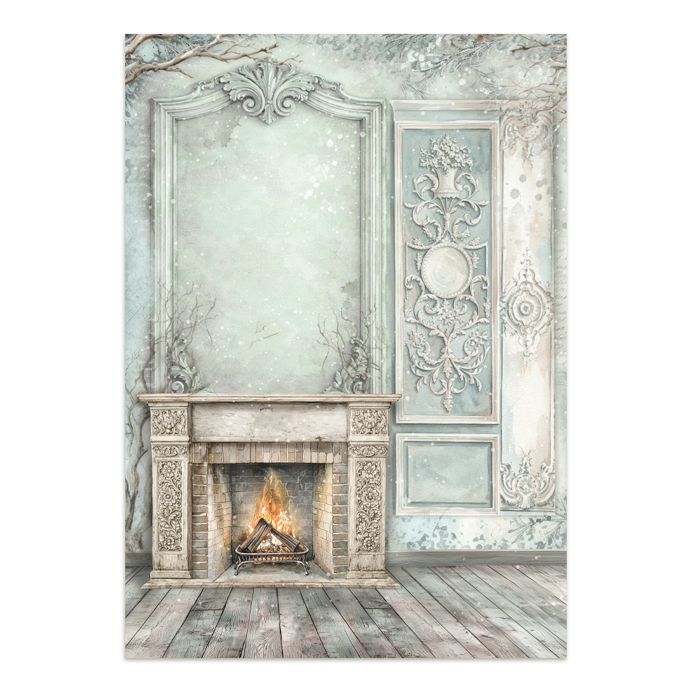 Stamperia – Junk Journal – adesivi, ritagli e sfondi - White Christmas - immagine 7