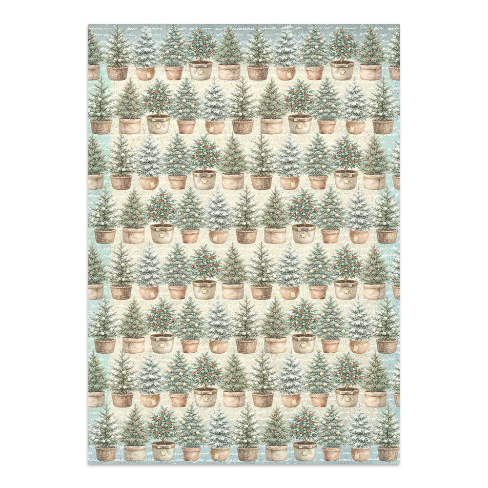 Stamperia – Junk Journal – adesivi, ritagli e sfondi - White Christmas - immagine 15