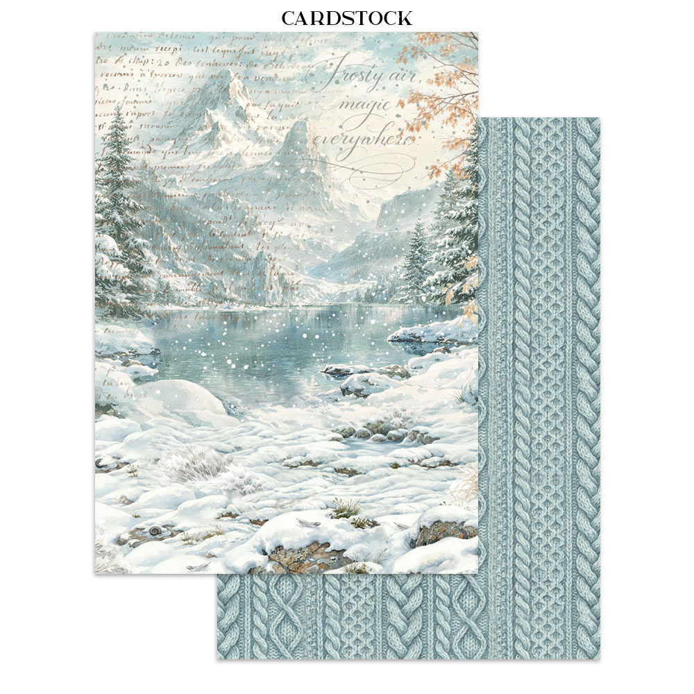 Stamperia – Junk Journal – adesivi, ritagli e sfondi - White Christmas - immagine 16