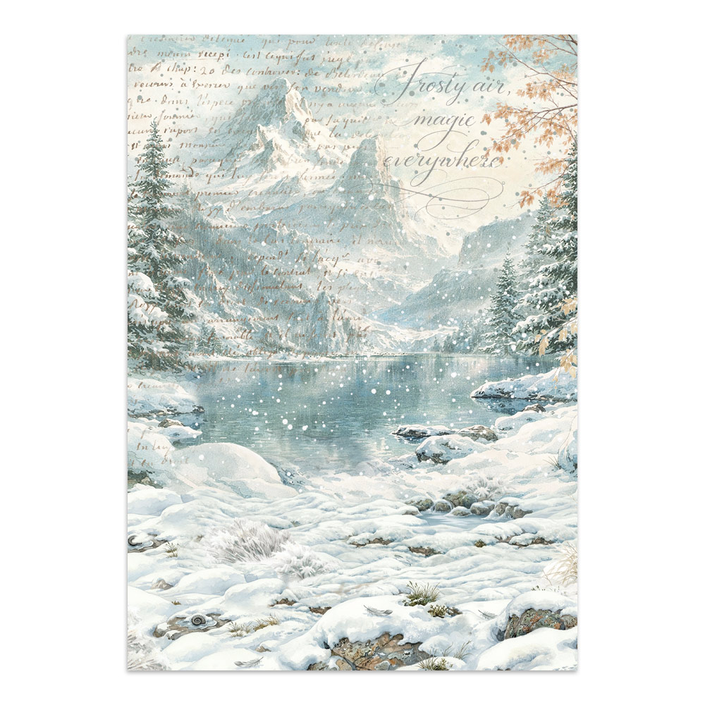 Stamperia – Junk Journal – adesivi, ritagli e sfondi - White Christmas - immagine 17