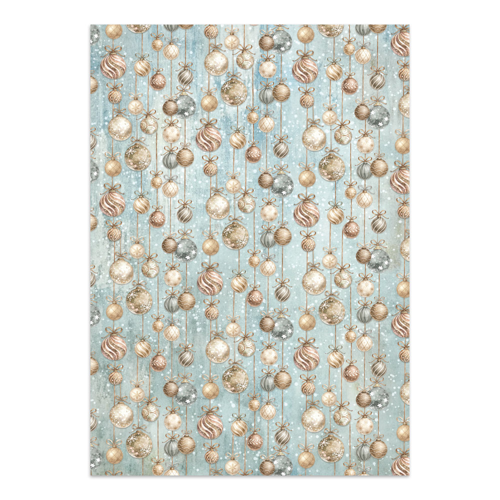 Stamperia – Junk Journal – adesivi, ritagli e sfondi - White Christmas - immagine 23