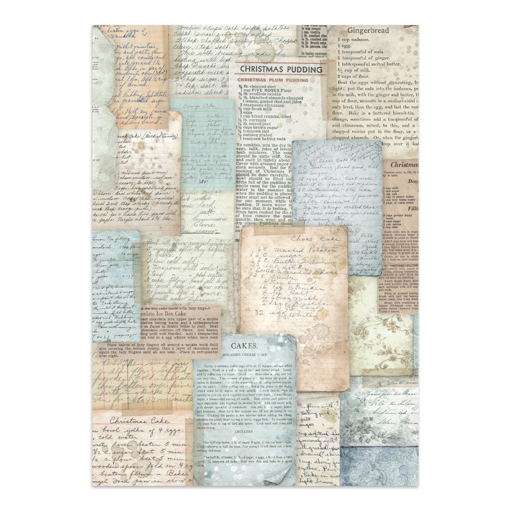 Stamperia – Junk Journal – adesivi, ritagli e sfondi - White Christmas - immagine 31