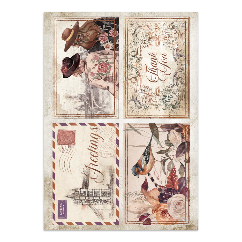 Stamperia – Junk Journal – adesivi, ritagli e sfondi - Our Way - immagine 30