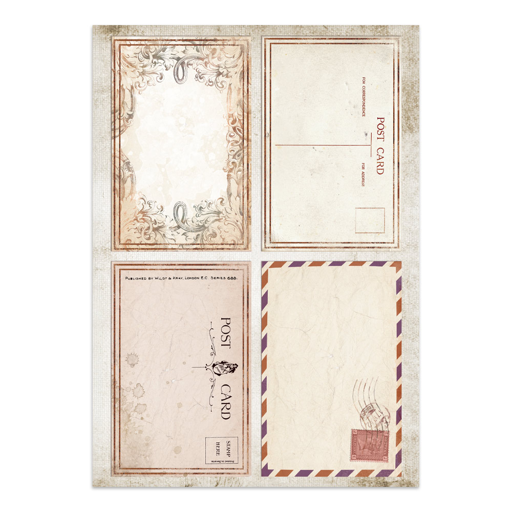 Stamperia – Junk Journal – adesivi, ritagli e sfondi - Our Way - immagine 31