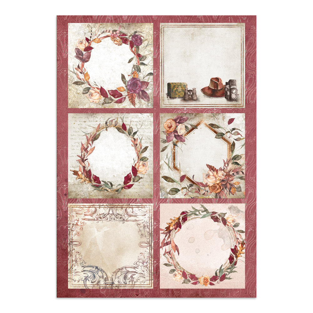 Stamperia – Junk Journal – adesivi, ritagli e sfondi - Our Way - immagine 33
