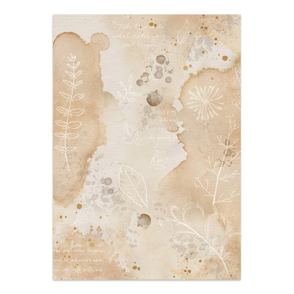 Stamperia – Junk Journal – adesivi, ritagli e sfondi - Flowers and Poems - immagine 8